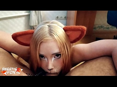❤️ Kitsune loro dick na kụkọba n'ọnụ ya Anal video ️❤